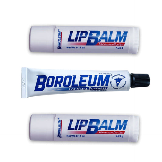 Boroleum Nasal Ointment & Lip Balm Bundle